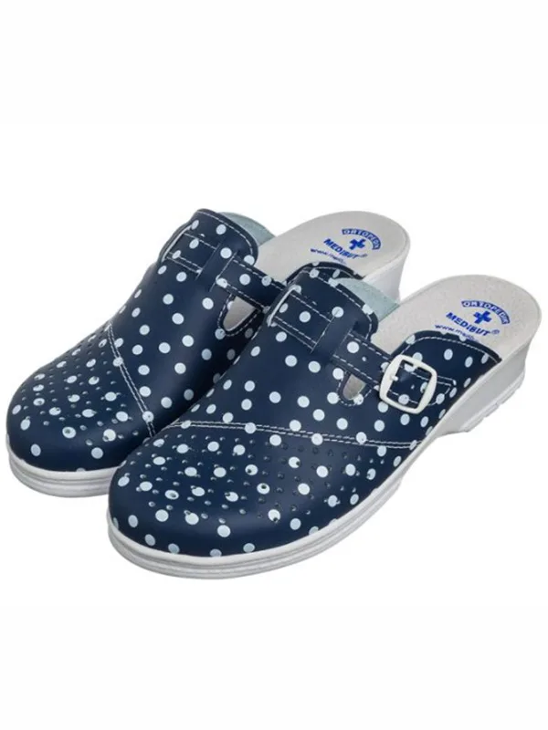 Buty profilaktyczne wzór 05B granatowy groszek