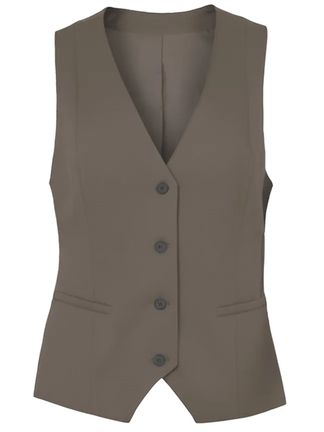 Kamizelka damska beżowa