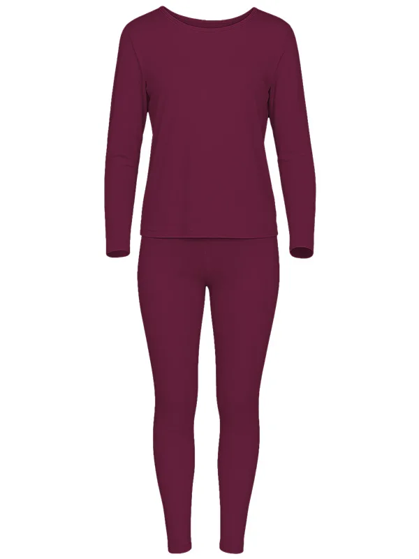 Komplet damski legginsy i koszulka longsleeve - różne kolory